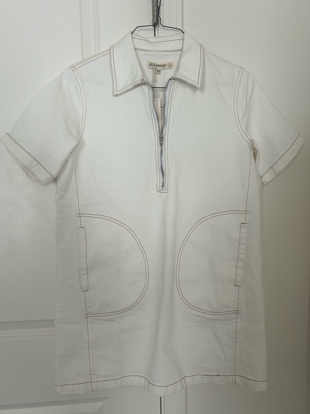 Blank NYC White Denim Mini Dress